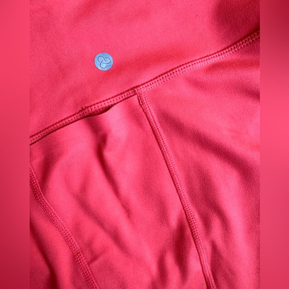 Zella Orange Biker Shorts size small - Picture 2 of 5